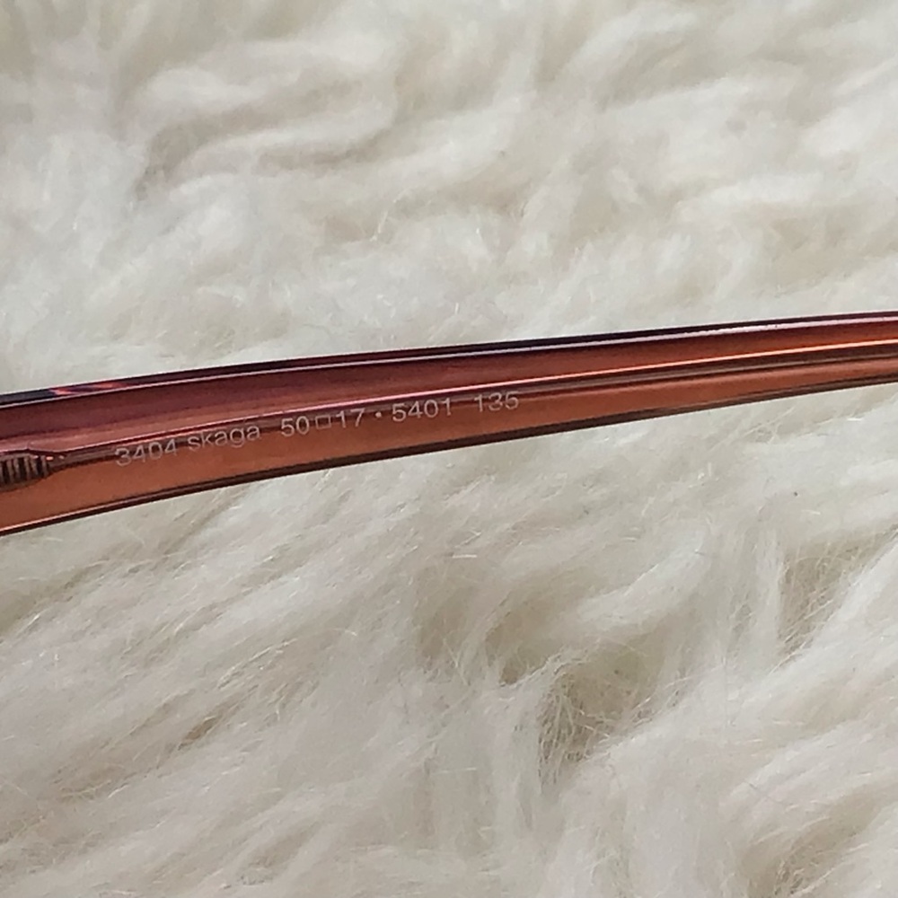 Skaga Eyeglasses 3404 Scandinavian Eyewear -Red, Pink and Orange Titanium Frame. - Picture 8 of 16